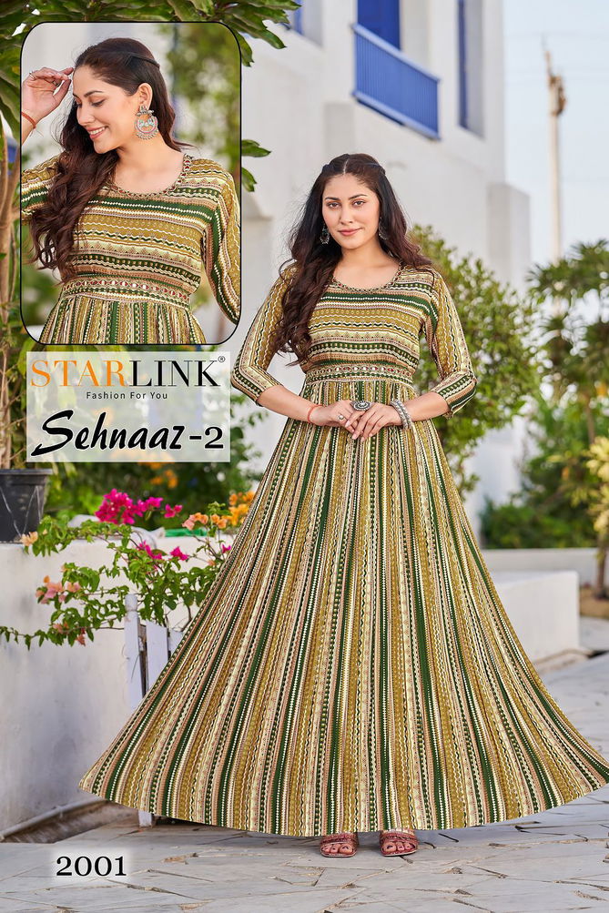 Starlink Sehnaaz 2 Heavy Festive Wear Wholesale Gown Catalog